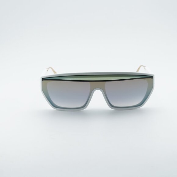 Dior DIORCLUB M7U 51A5 Sunglasses White Shield Frame, Mirror Lenses main image 10